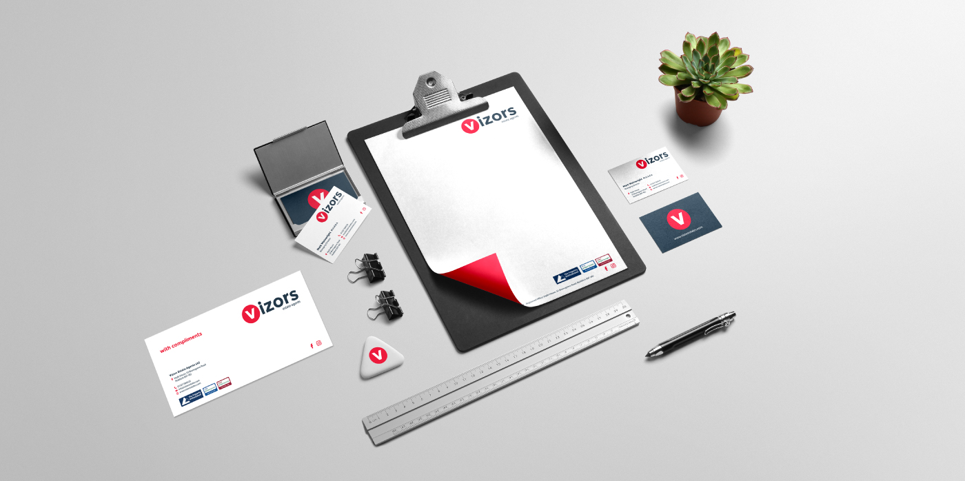 Vizors Stationery Design