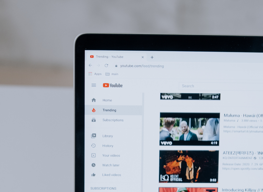 Image of YouTube video search screen to give an idea to how to use multimedia