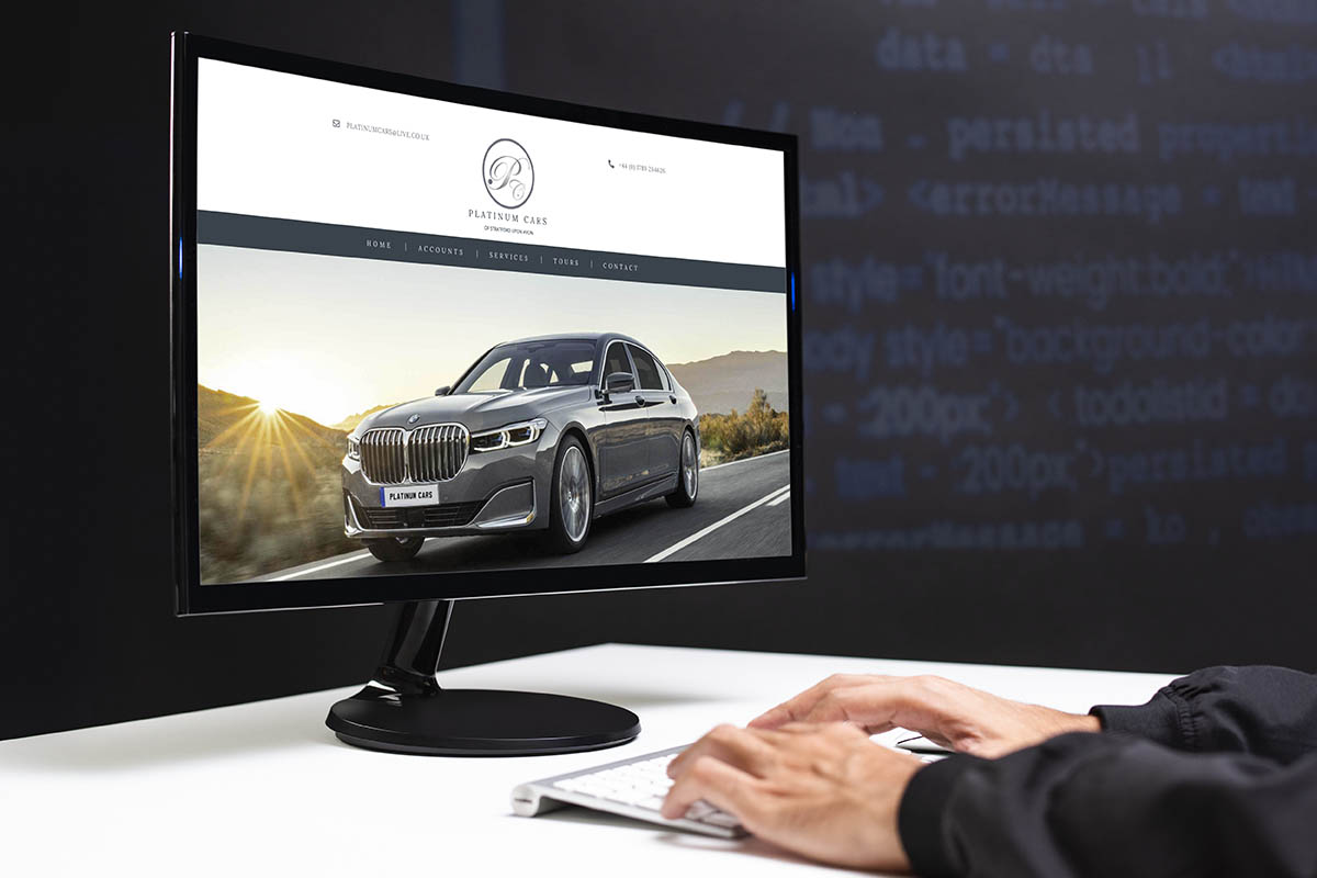 platinum cars web design