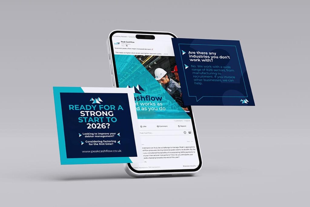 Peak Cashflow Social Media Design