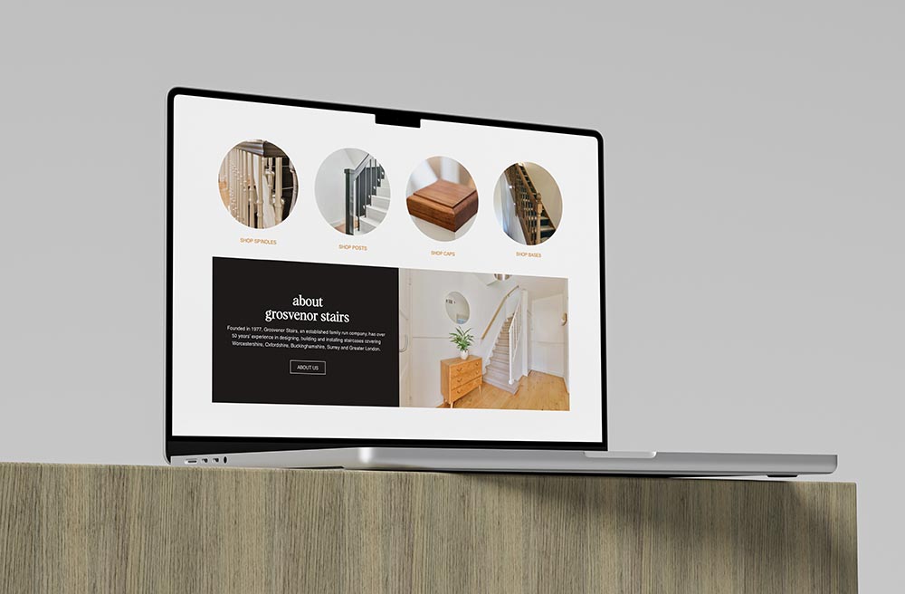 Grosvenor Stairs Web Design