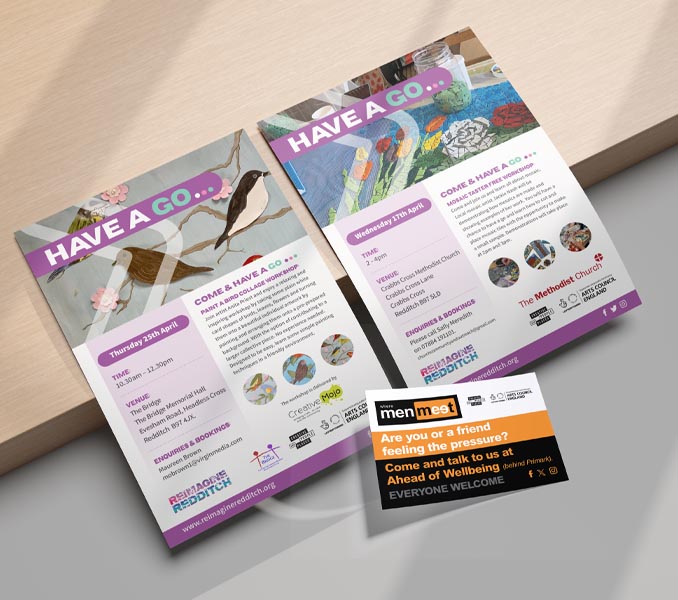 Reimagine Flyer & business Card Design
